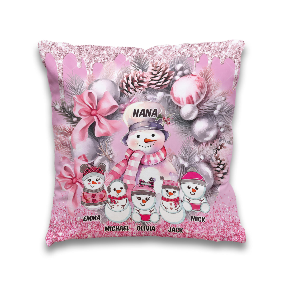 Coussin décoratif personnalisé « Grand-mère »