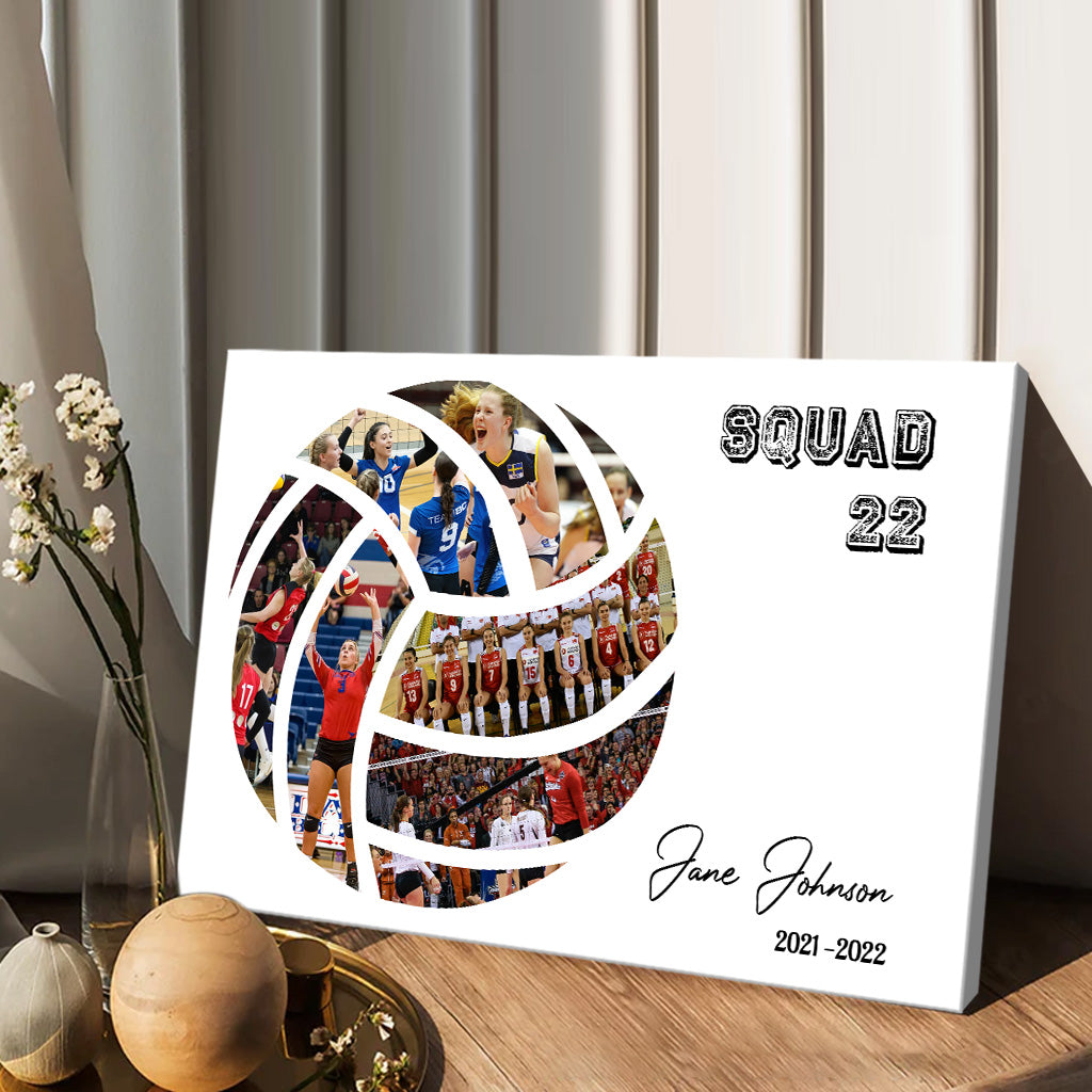 Love Volleyball - Personalized Volleyball Canvas And Poster