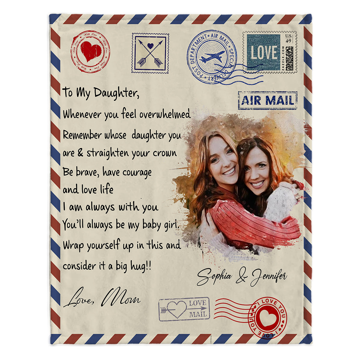 Je suis toujours avec toi - Couverture personnalisée pour fille