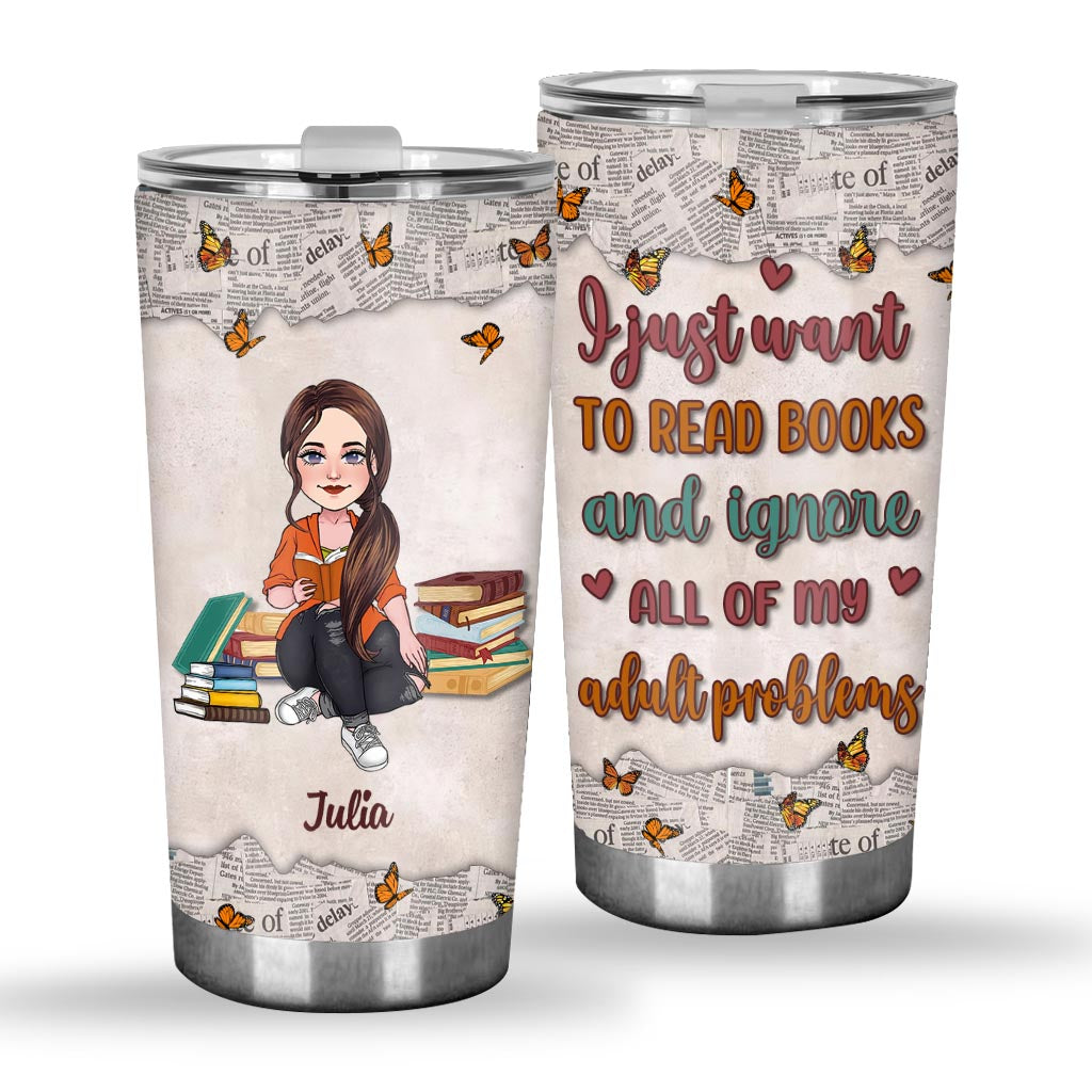 Ich liebe Tage, an denen ich mich nur entscheiden muss, welches Buch ich lesen soll – Buchgeschenk für Mama, Tochter, Freundin, Ehefrau – Personalisierter Becher