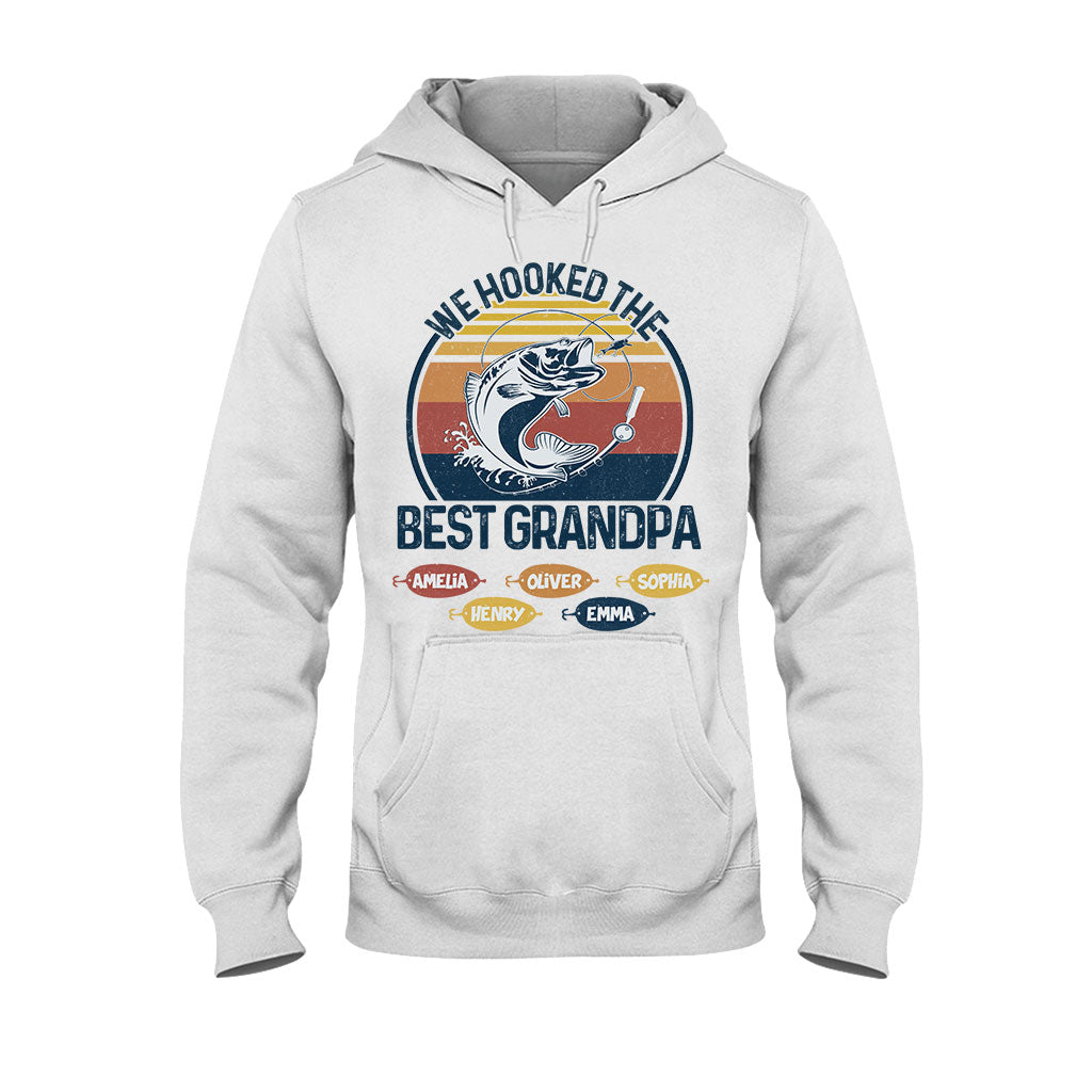 We Hooked The Best Dad Fishing Dad Grandpa - Fishing gift for dad, grandpa - Personalized T-shirt And Hoodie
