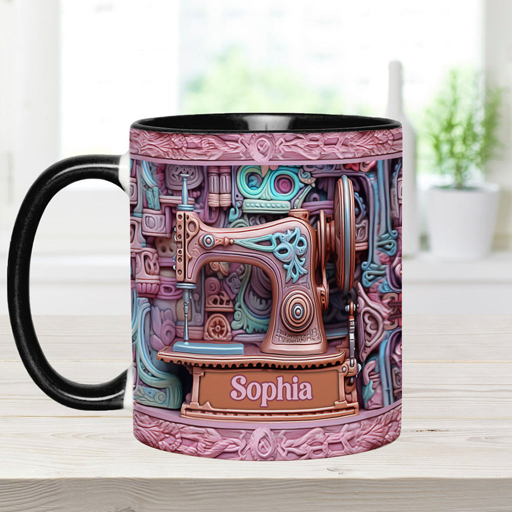 Love Sewing - Personalized Sewing Accent Mug
