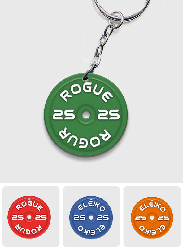 Weight Plates - Personalized Fitness Keychain