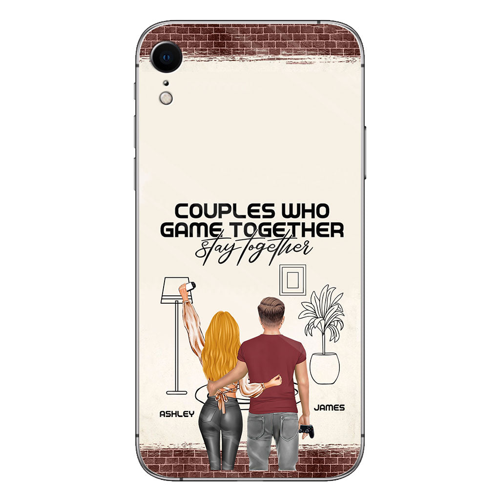 Couples Who Game Together Stay Together - Personalized Video Game Phone Case