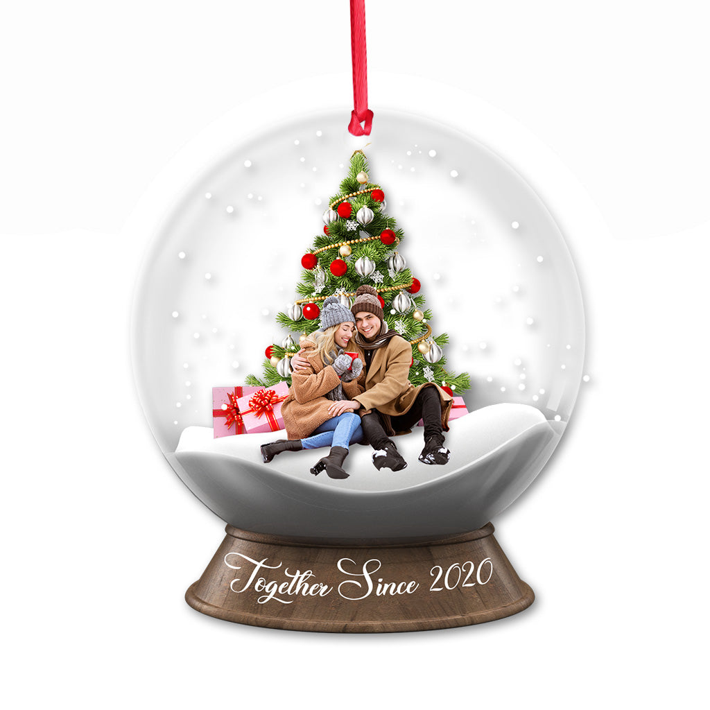 Together Since - Personalized Couple Transparent Ornament