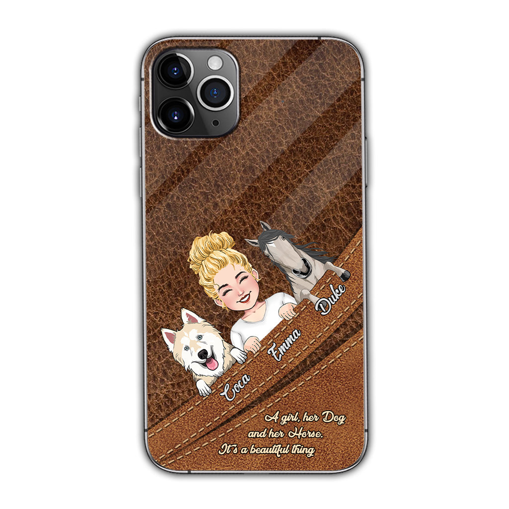 What A Beautiful Thing - Personalized Horse Phone Case
