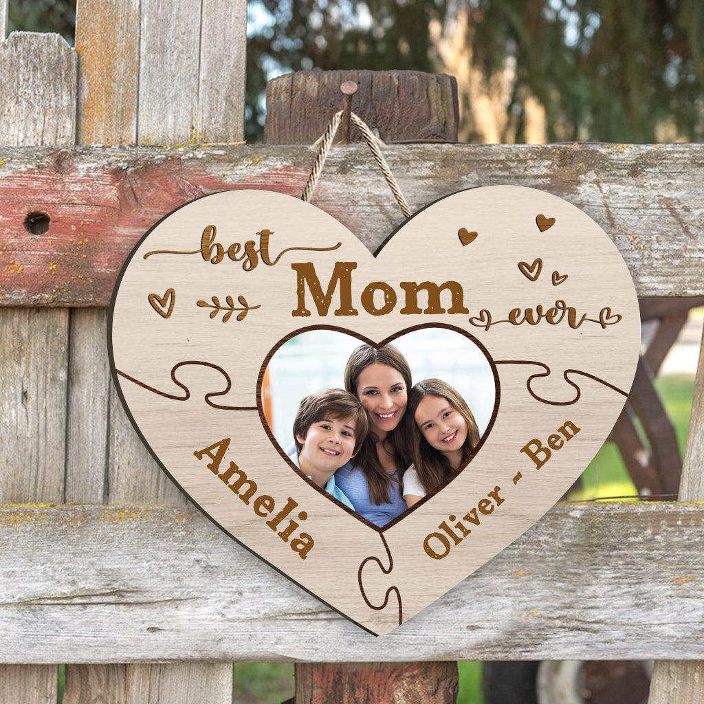 Best Nana Ever - Gift for grandma, grandpa, mom, dad, aunt, uncle, sister, brother - Personalized Wood Sign