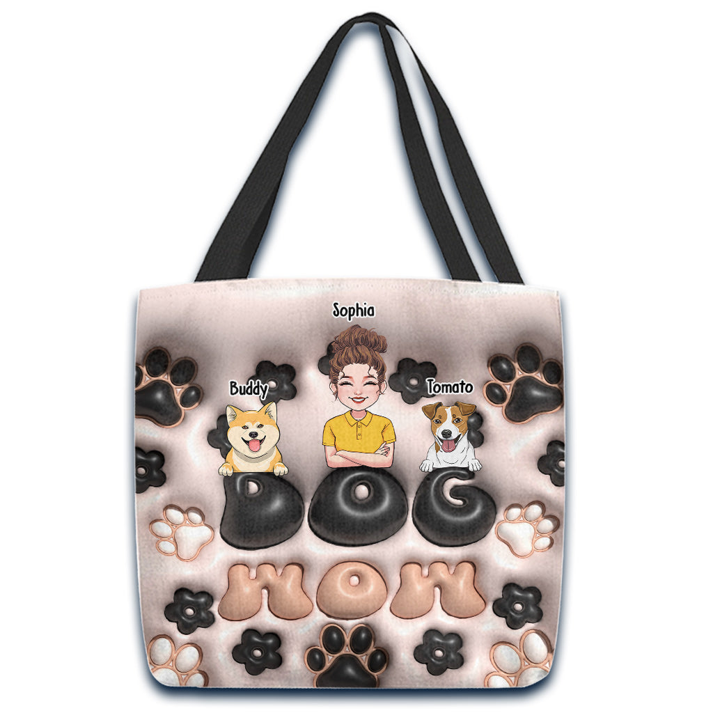 Dog Mom - Personalized Dog Tote Bag
