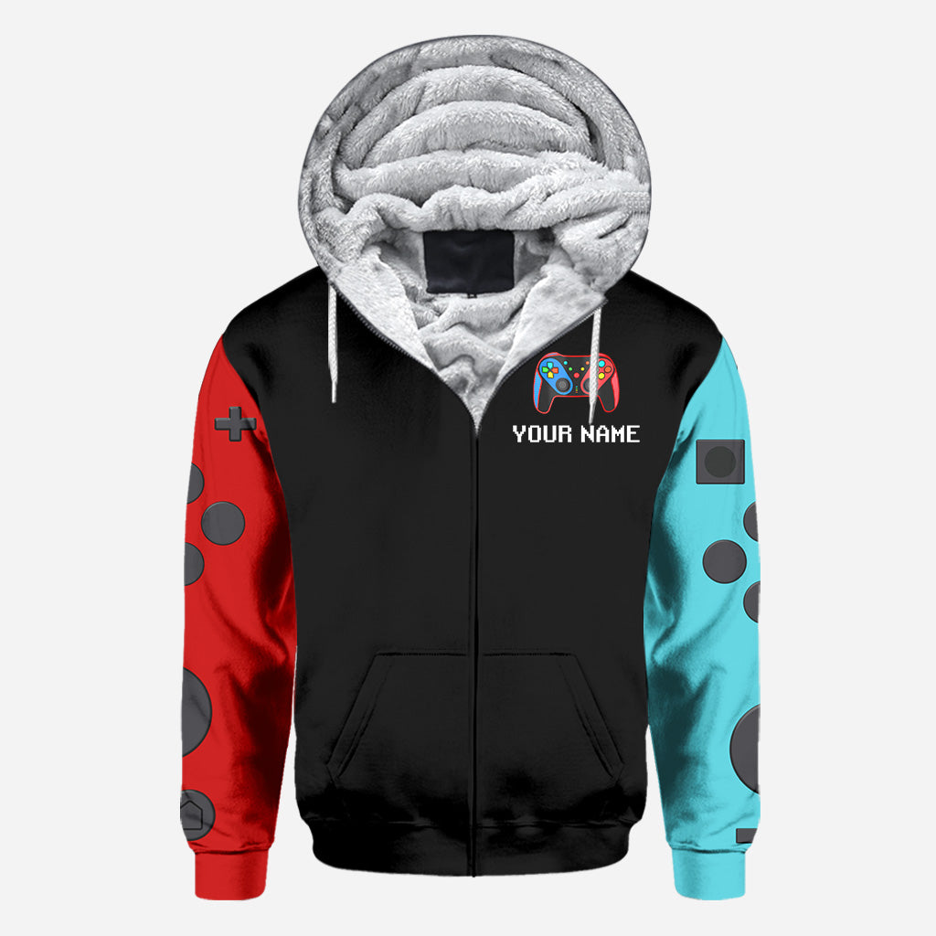 I Paused My Game To Be Here - Personalized Video Game All Over Shirt