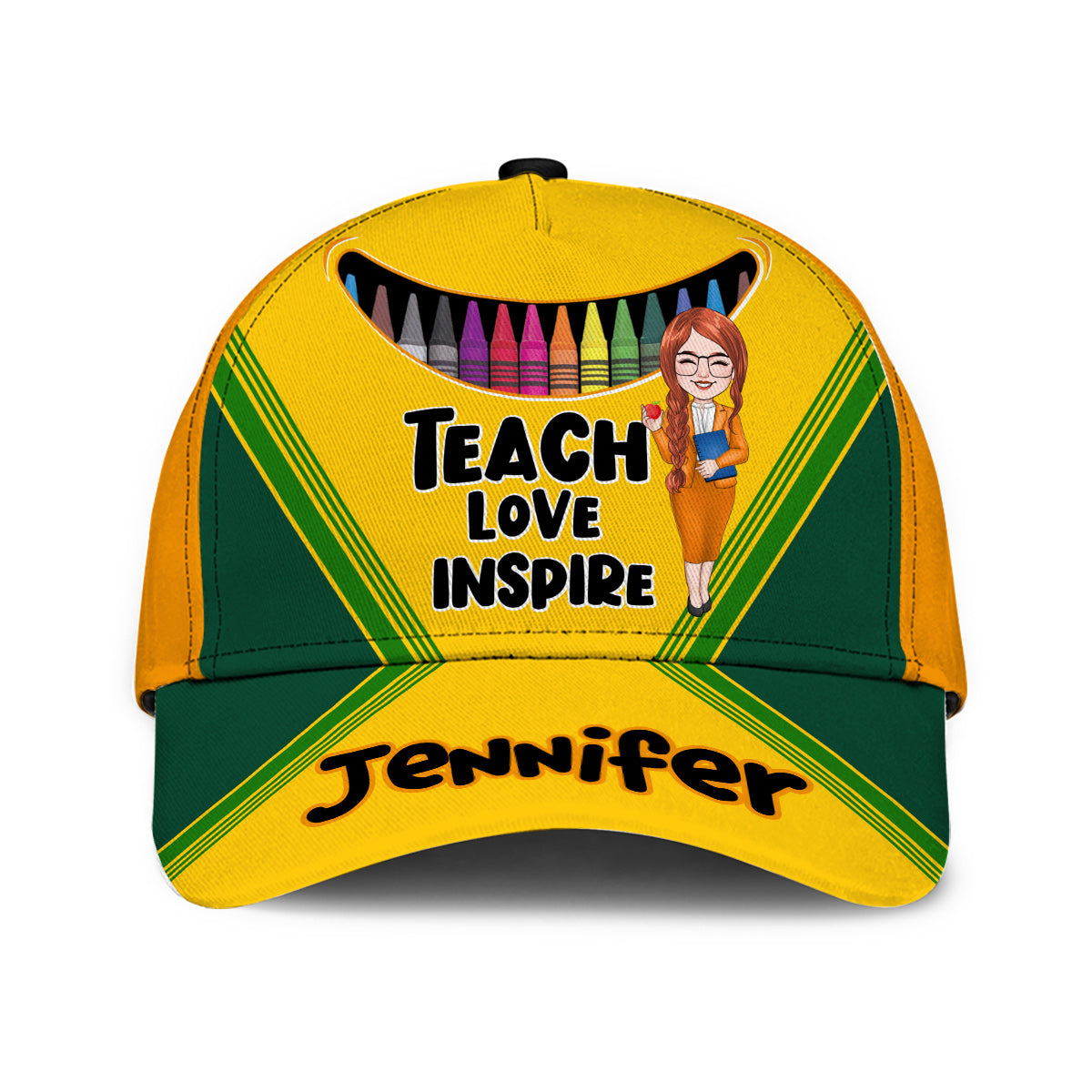 Teach Love Inspire - Personalized Teacher Classic Cap