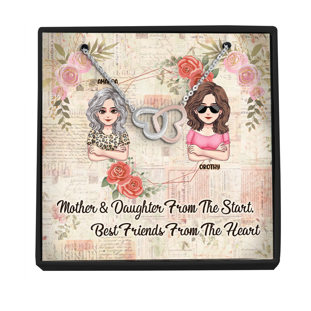 I Love You Mom - Personalized Mother Necklace