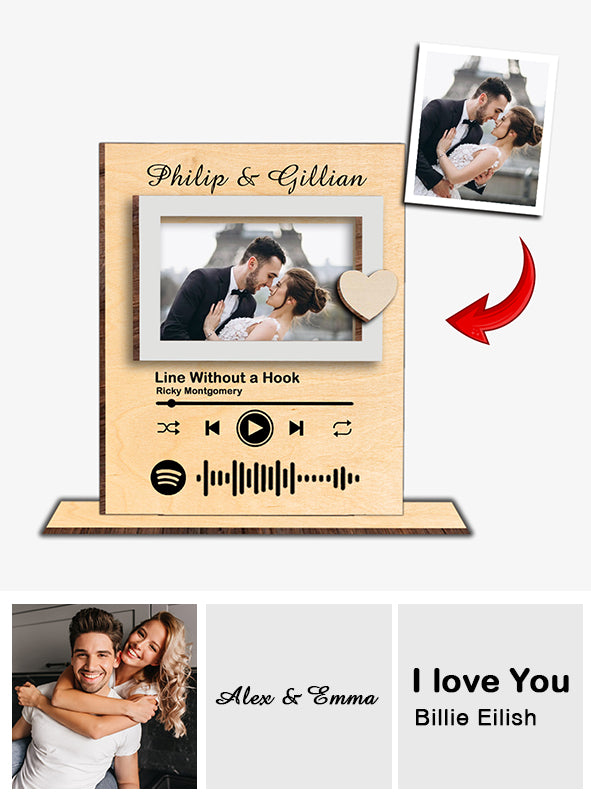 Our Song - Personalized Couple 3 Layered Big Freestanding