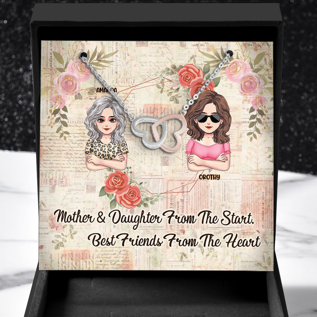 I Love You Mom - Personalized Mother Necklace