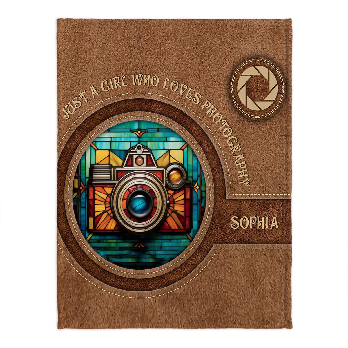 Juste une fille qui aime la photographie - Couverture photo personnalisée