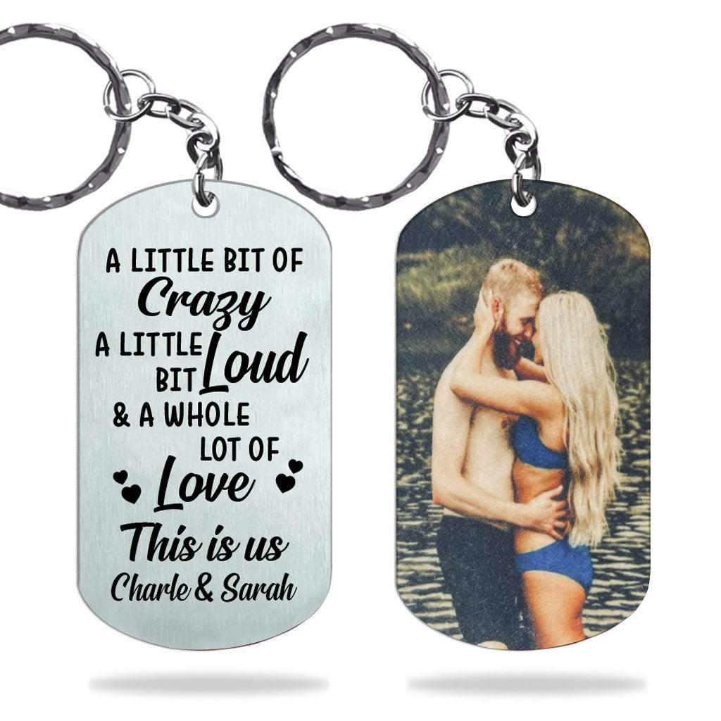 I'm Yours - Couple gift for husband, boyfriend, wife, girlfriend - Personalized Stainless Steel Keychain