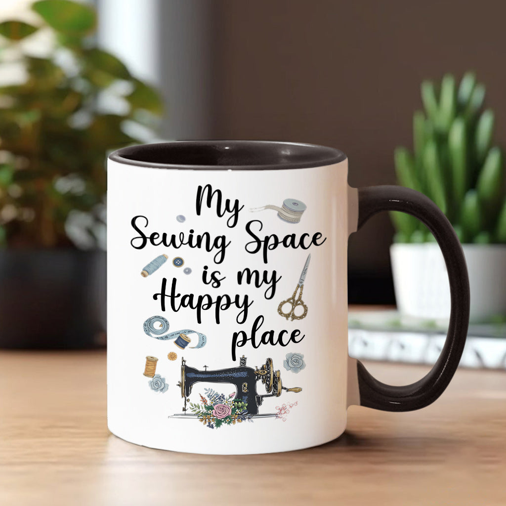 My Sewing Space - Personalized Sewing Accent Mug