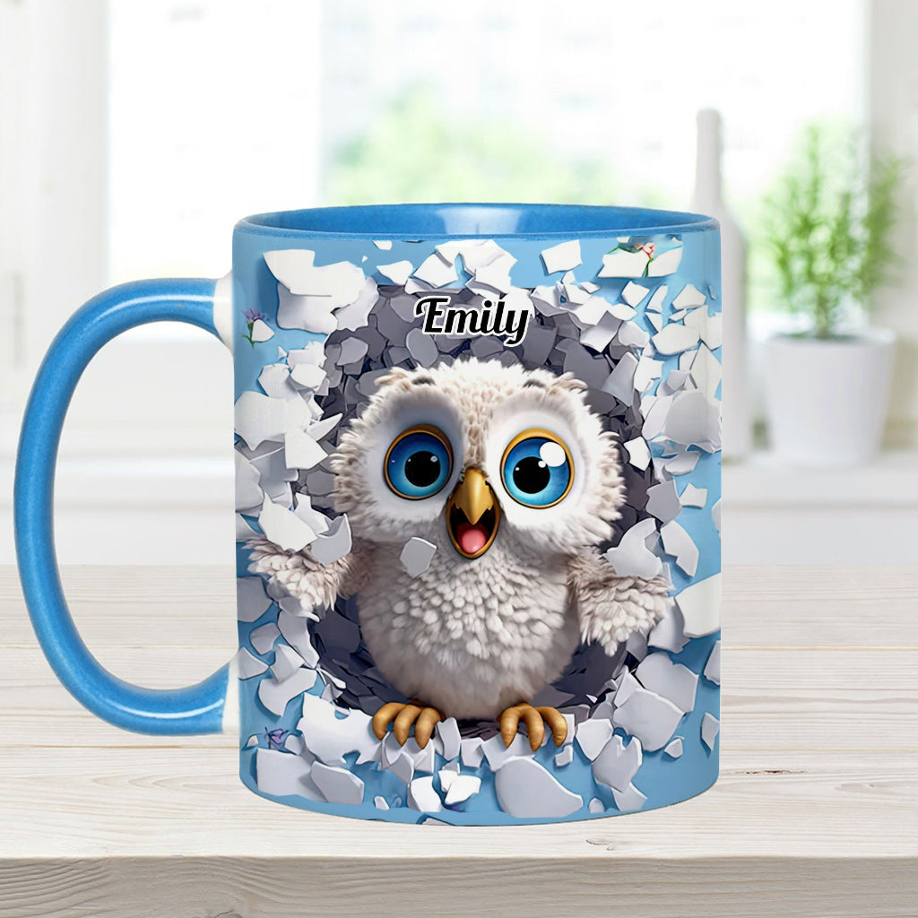 Love Owls - Personalized Owl Accent Mug