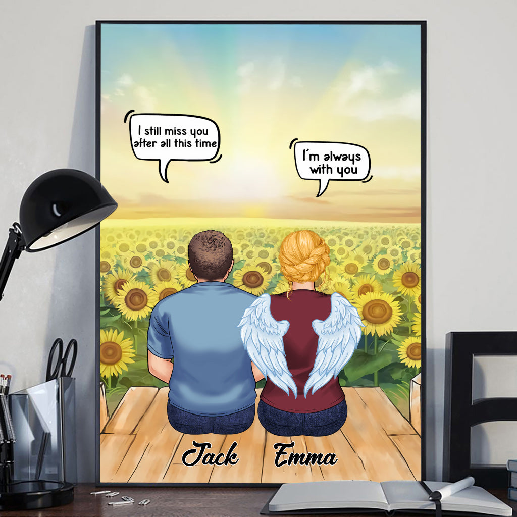 I Still Talk About You - Personalized Memorial Canvas And Poster
