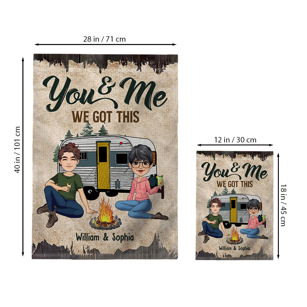 Making Memories One Campsite At A Time - Personalized Camping Garden Flag