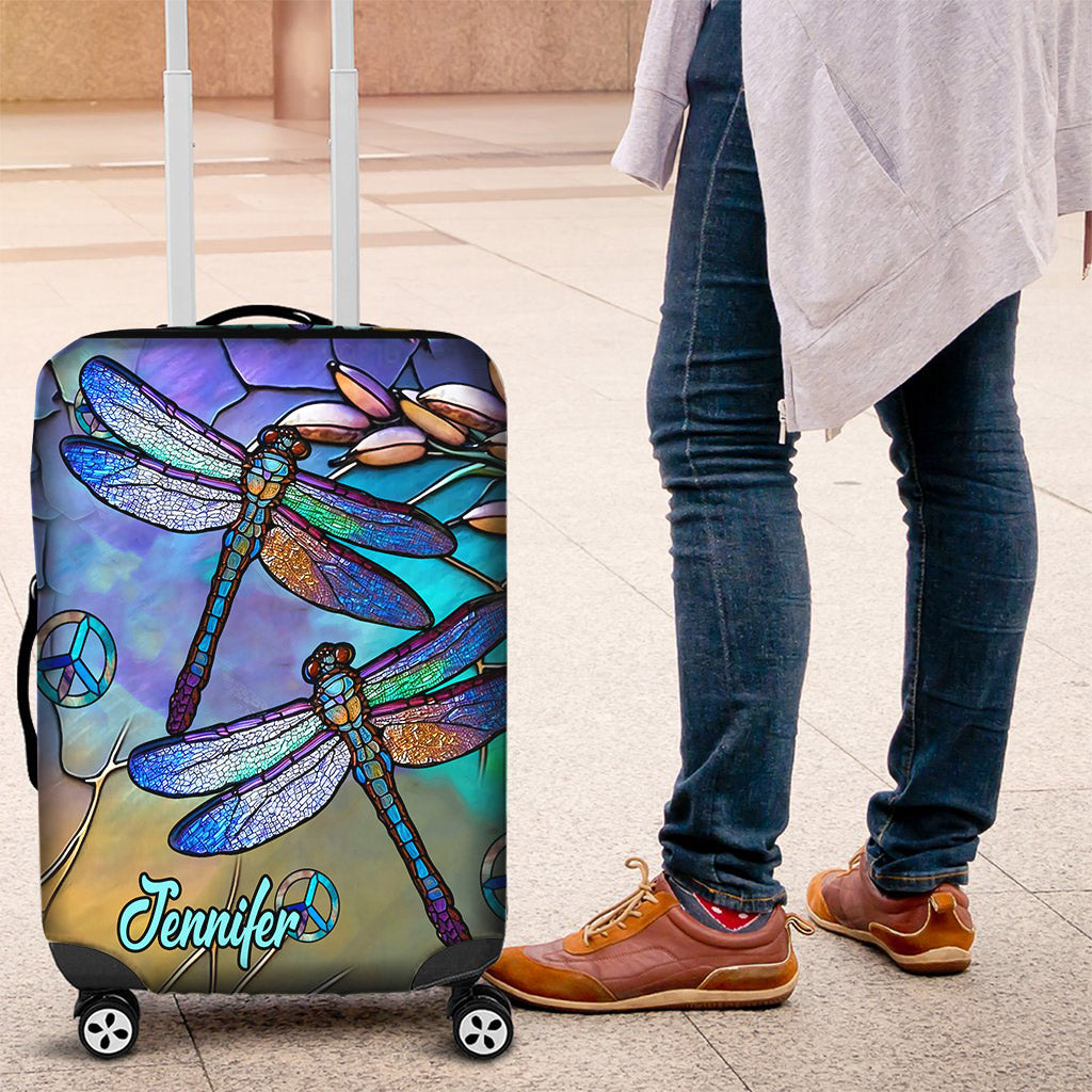 Hippie Soul - Personalized Hippie Luggage Cover