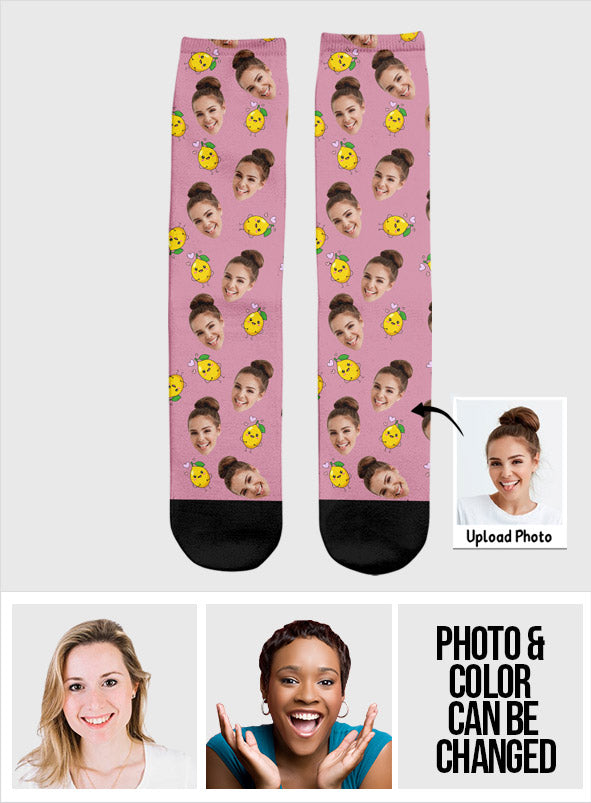 Funny Icon Pattern - Personalized Mother Socks