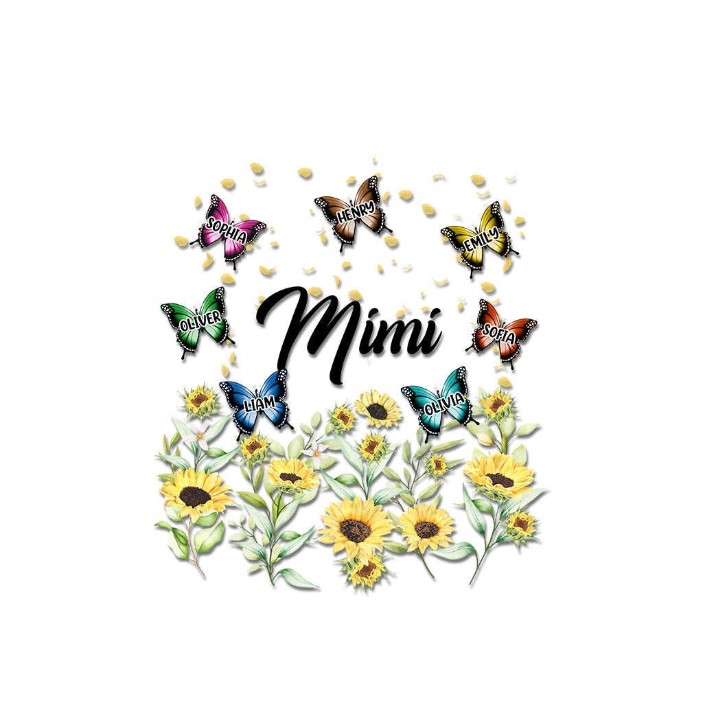Best Grandma/Mimi/Nana Ever - Personalized Grandma Decal Full