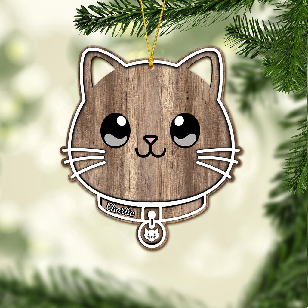 Meowy Christmas - Personalized Cat Ornament