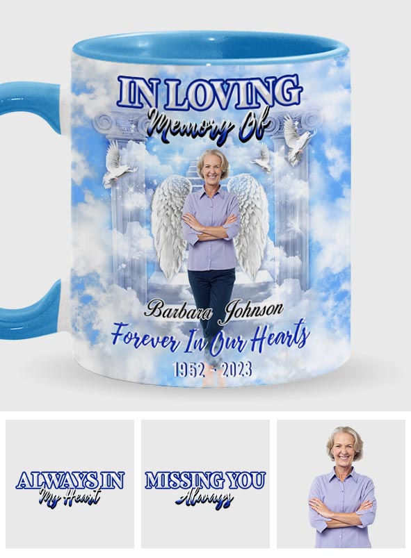 In Loving Memory - Personalized Memorial Accent Mug