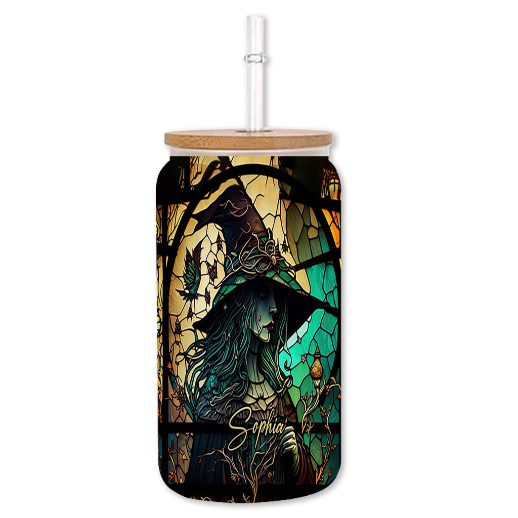 Mysterious Witch - Personalized Witch Can Glass