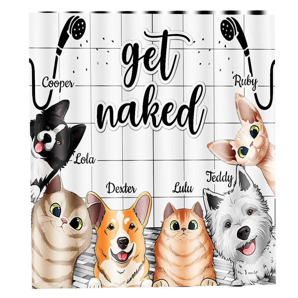 I Saw That - Personalized Dog Shower Curtain