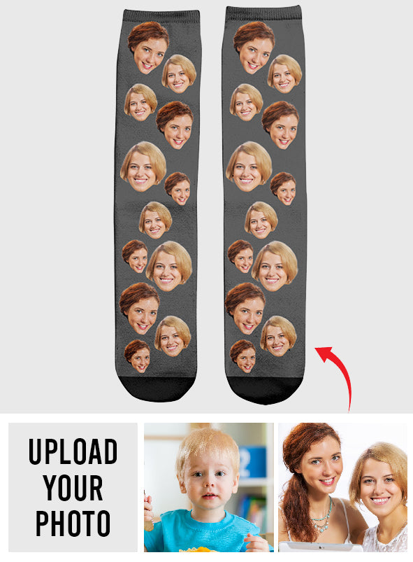 Custom Face - Personalized Bestie Socks
