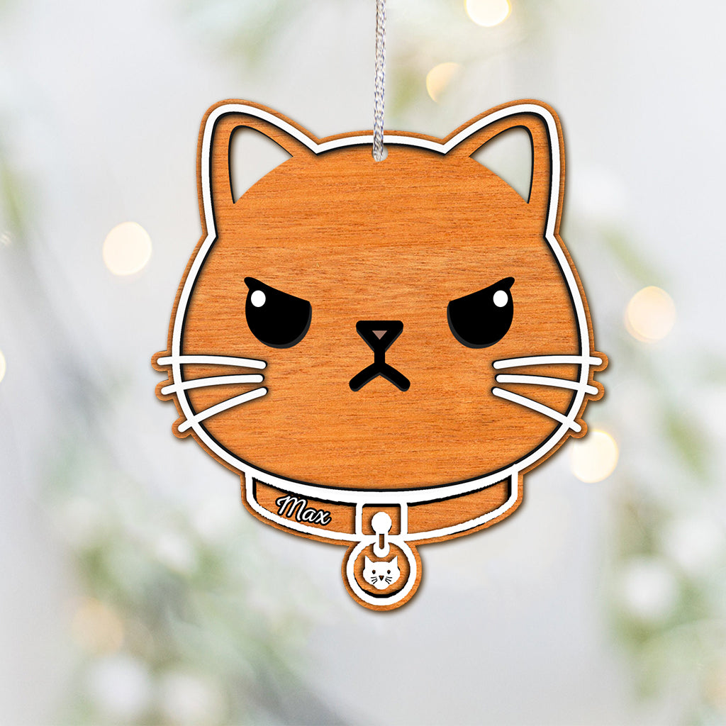 Meowy Christmas - Personalized Cat Ornament