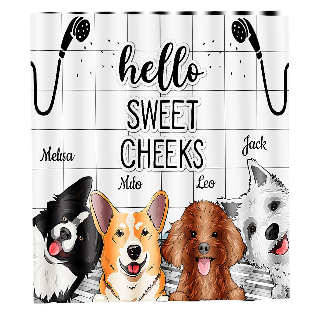 I Saw That - Personalized Dog Shower Curtain