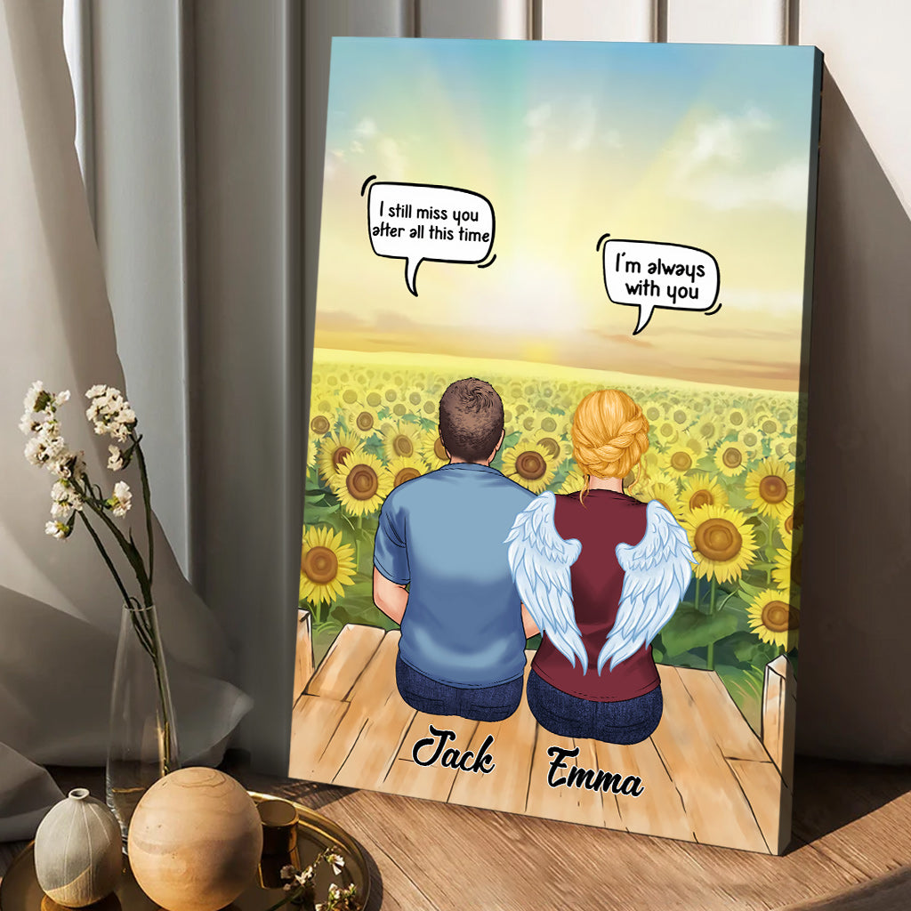 I Still Talk About You - Personalized Memorial Canvas And Poster