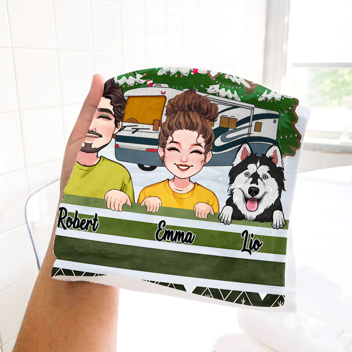 Camper Sweet Camper - Personalized Camping Towel