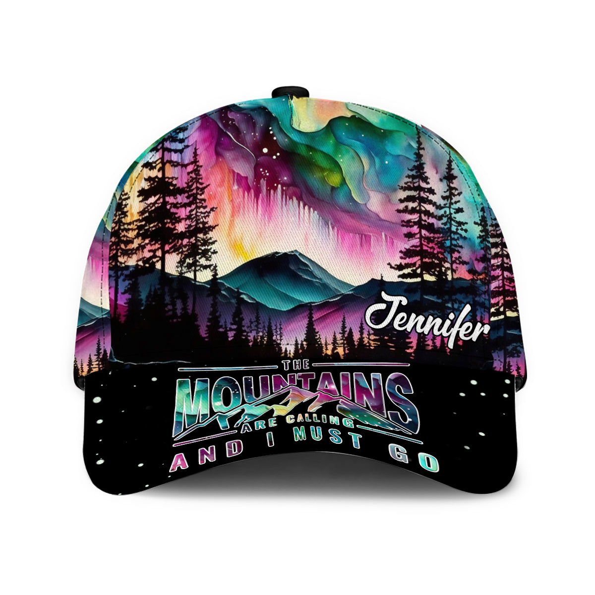 La montagne m'appelle - Casquette de randonnée classique personnalisée