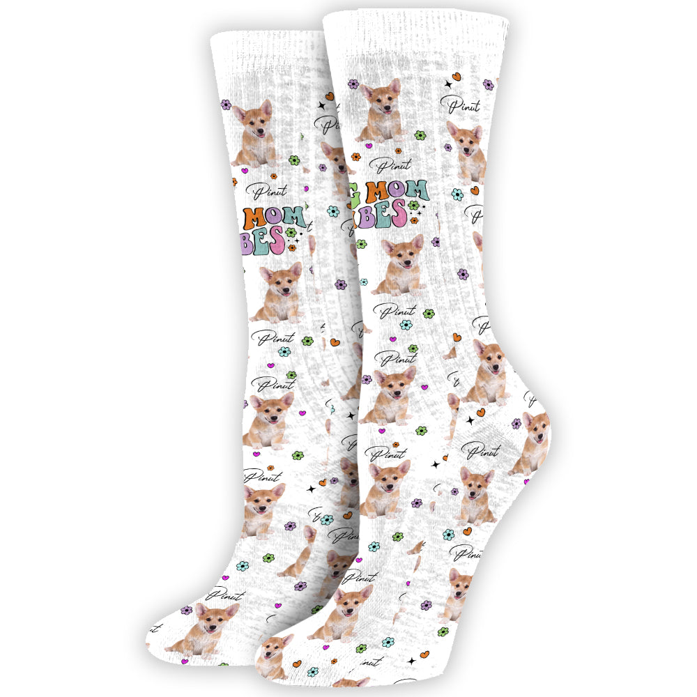 Hundemama-Vibes – personalisierte Hundesocken