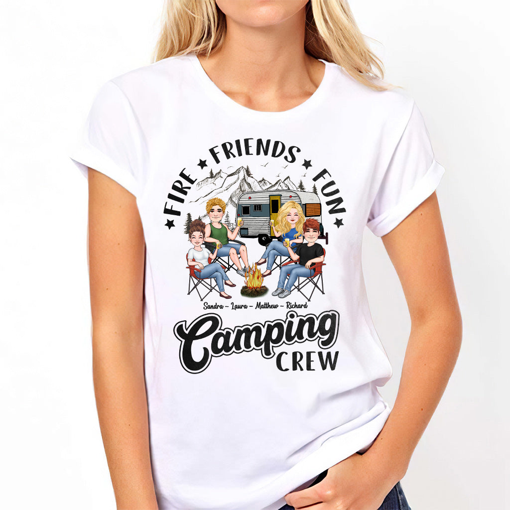 Camping Crew - Personalized Camping T-shirt And Hoodie