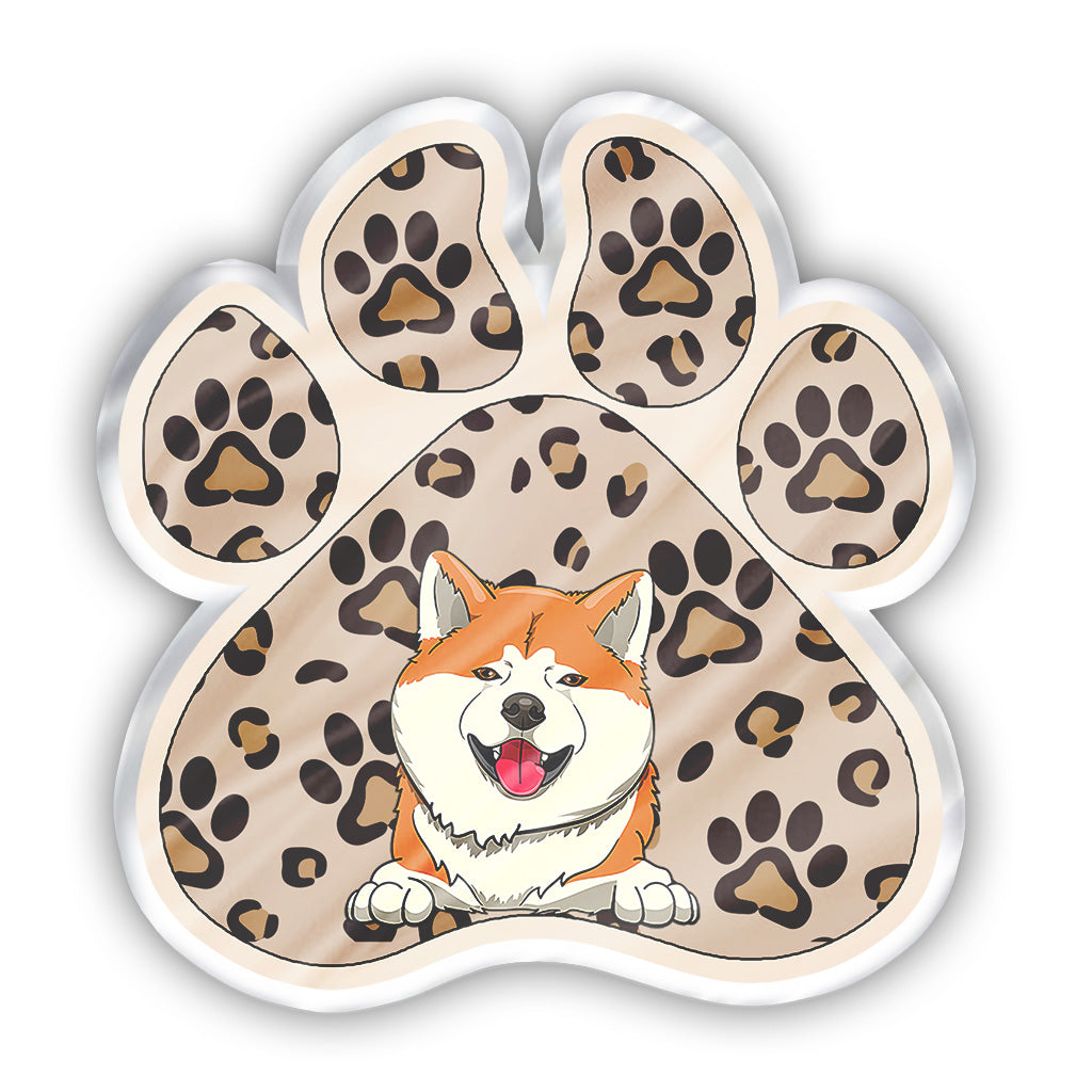 Reserved For The Dog - Personalized Dog Shaped Pillow