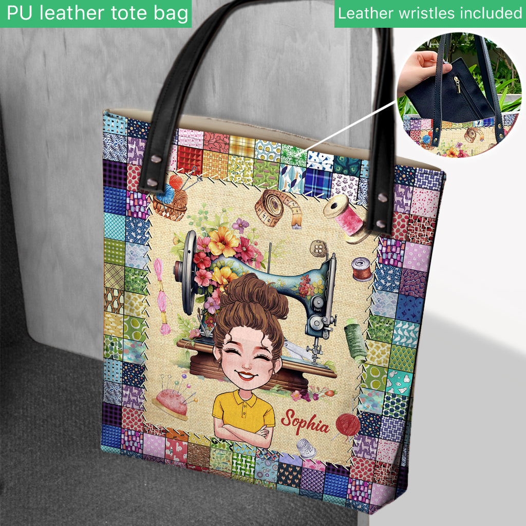 I Sew But - Personalized Sewing Tote Bag