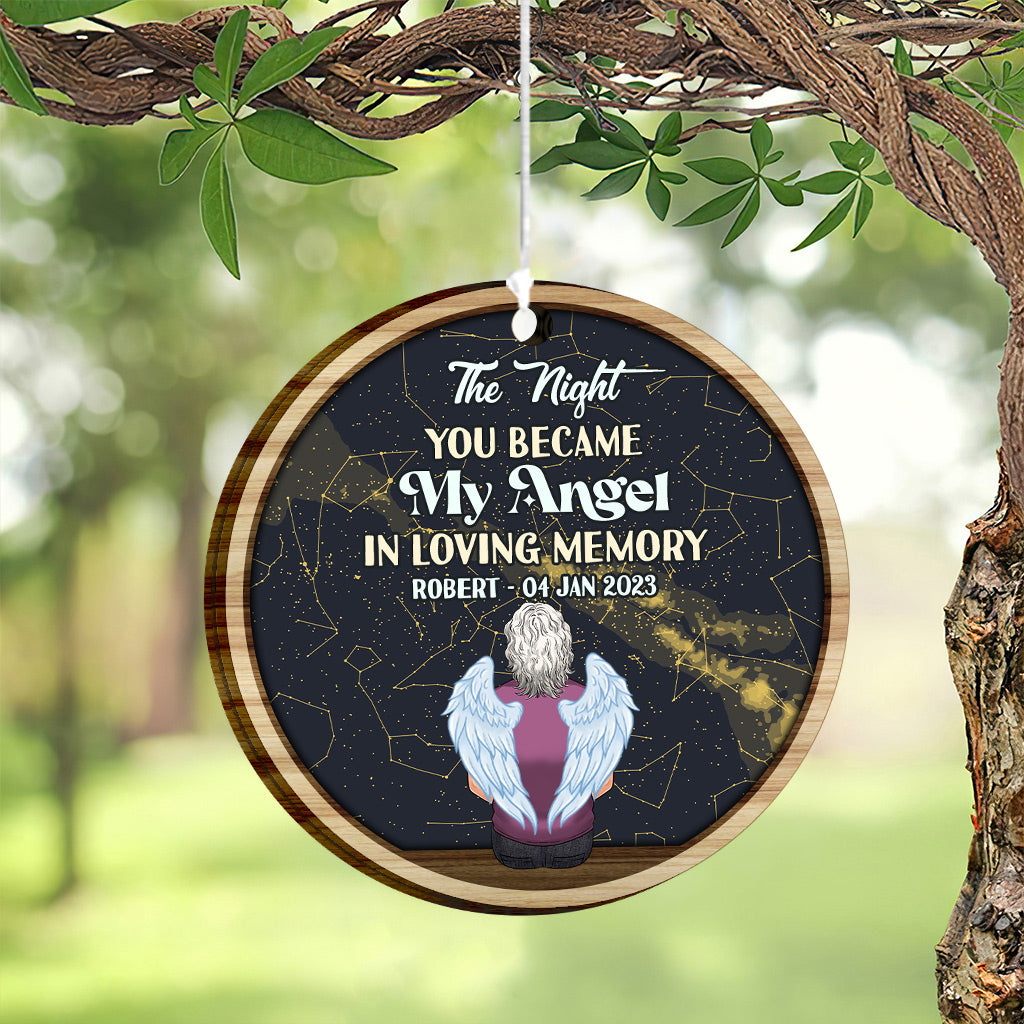 When I Look At The Stars - Personalized Memorial Wind Chime