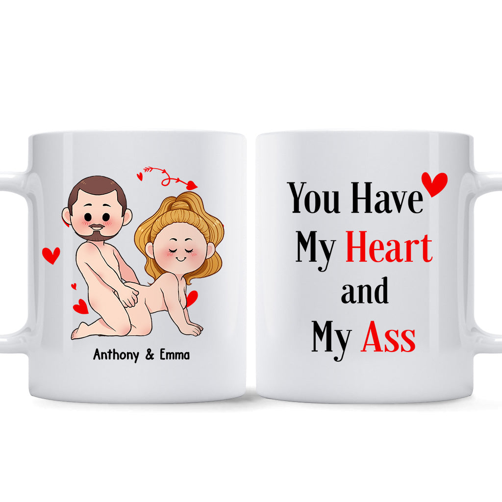 I Just Want You To Be Happy - Couple gift for husband, wife, boyfriend, girlfriend - Personalized Mug
