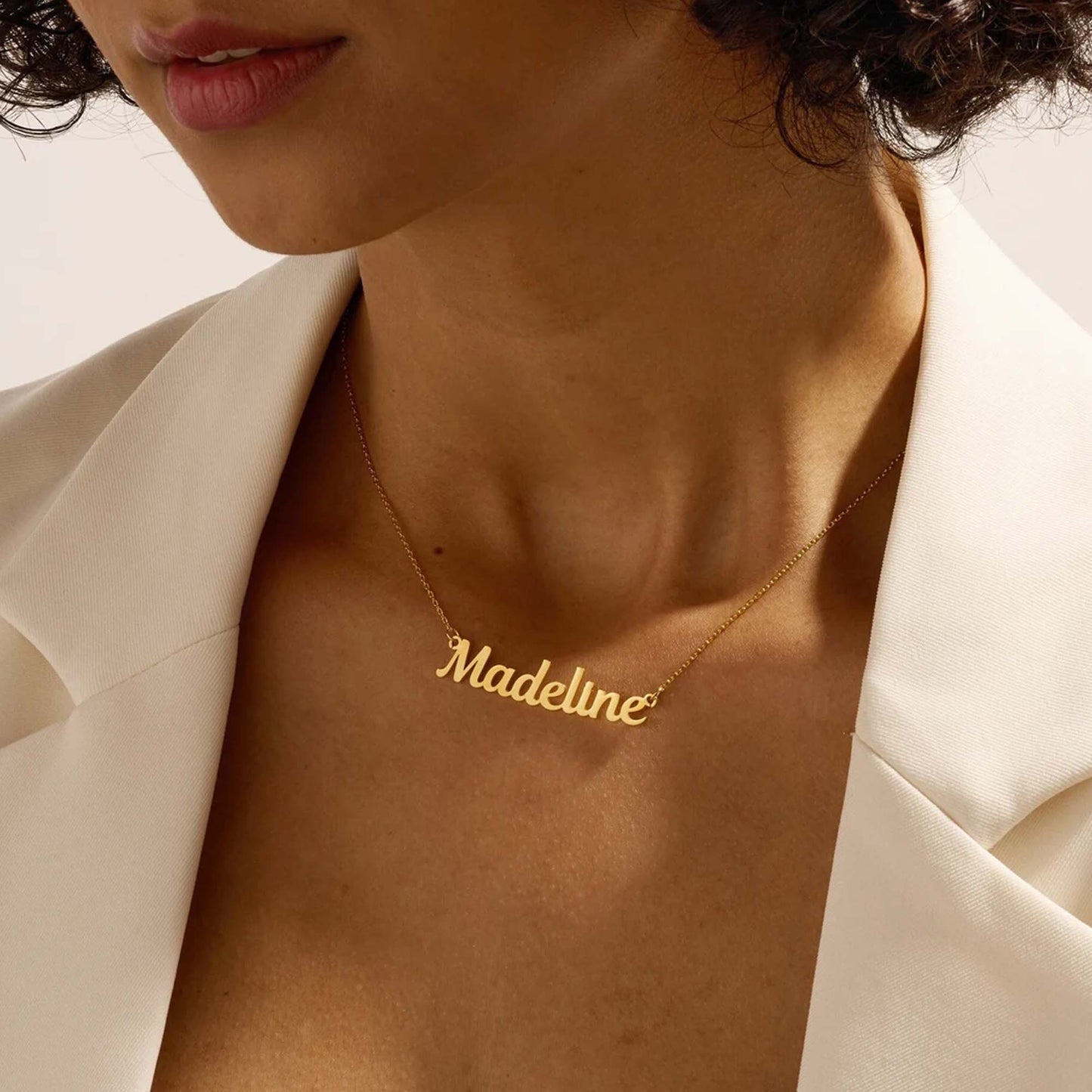 Love You Mom - Personalized Mother Name Necklace