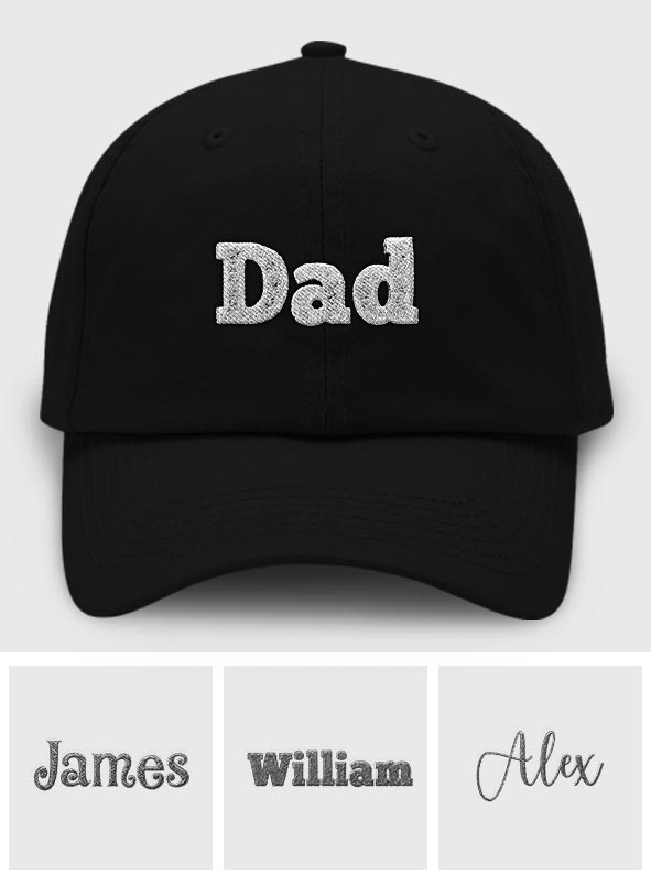 Casquette classique brodée personnalisée avec nom - Beau-père