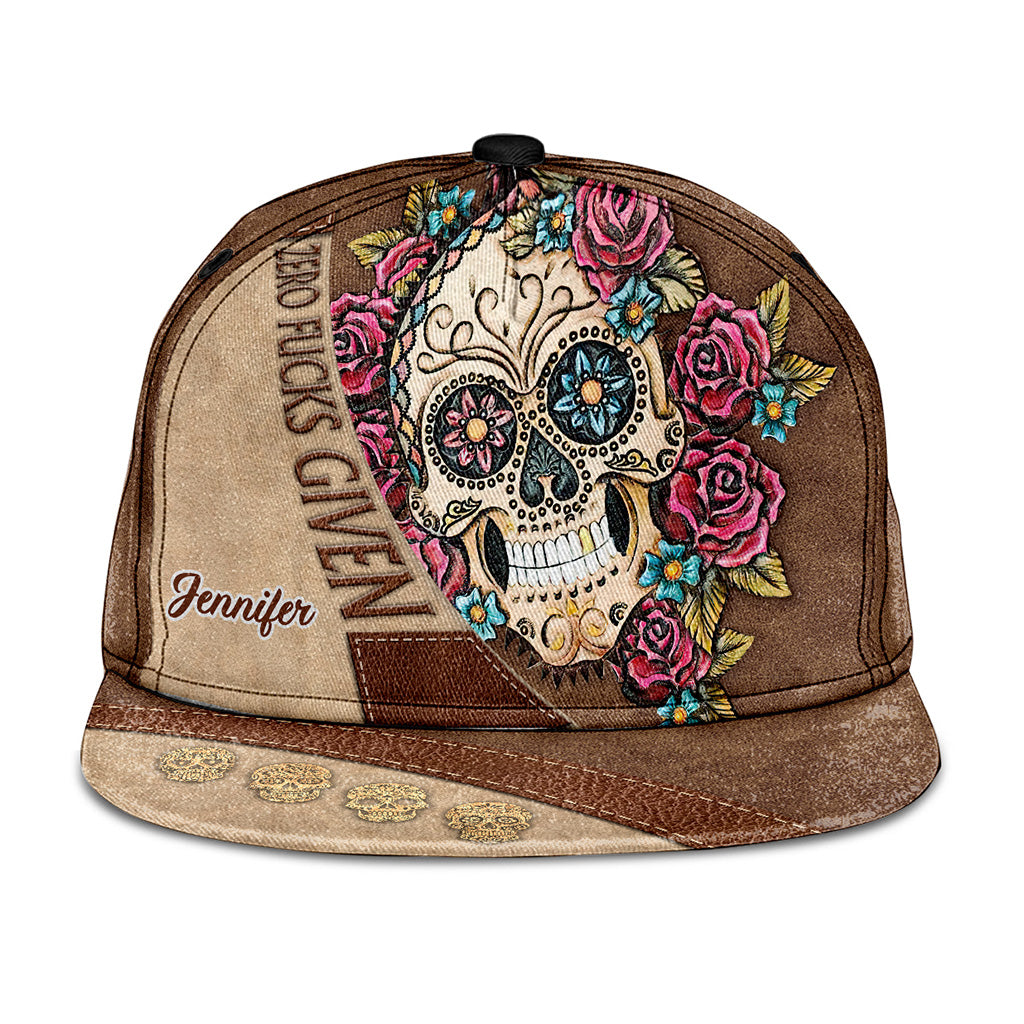 Zero F Given - Personalisierte Totenkopf-Snapback-Kappe
