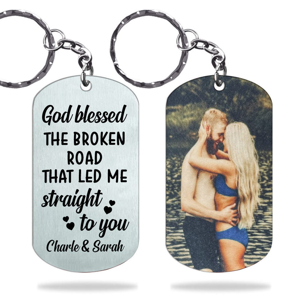 I'm Yours - Couple gift for husband, boyfriend, wife, girlfriend - Personalized Stainless Steel Keychain