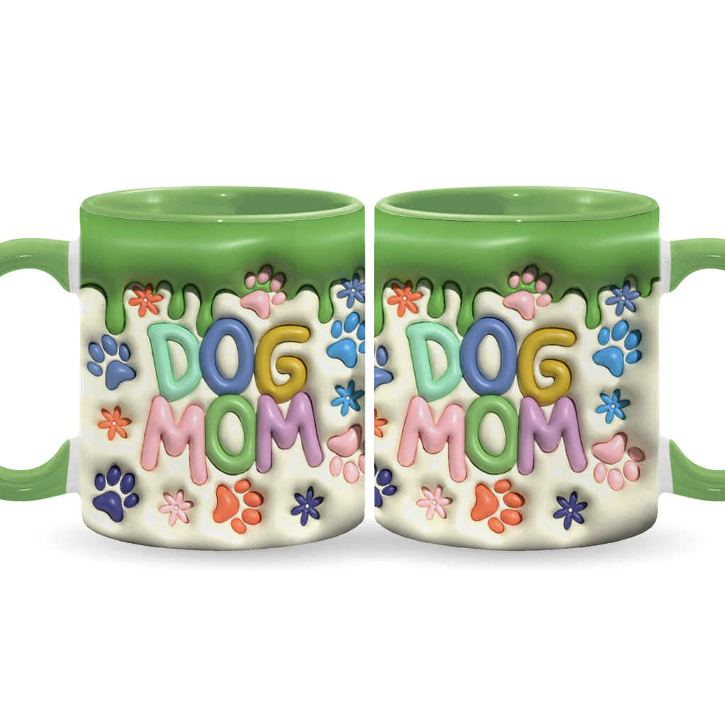 Dog Mom Cat Mom Dog Dad Cat Dad - Personalized Dog Accent Mug