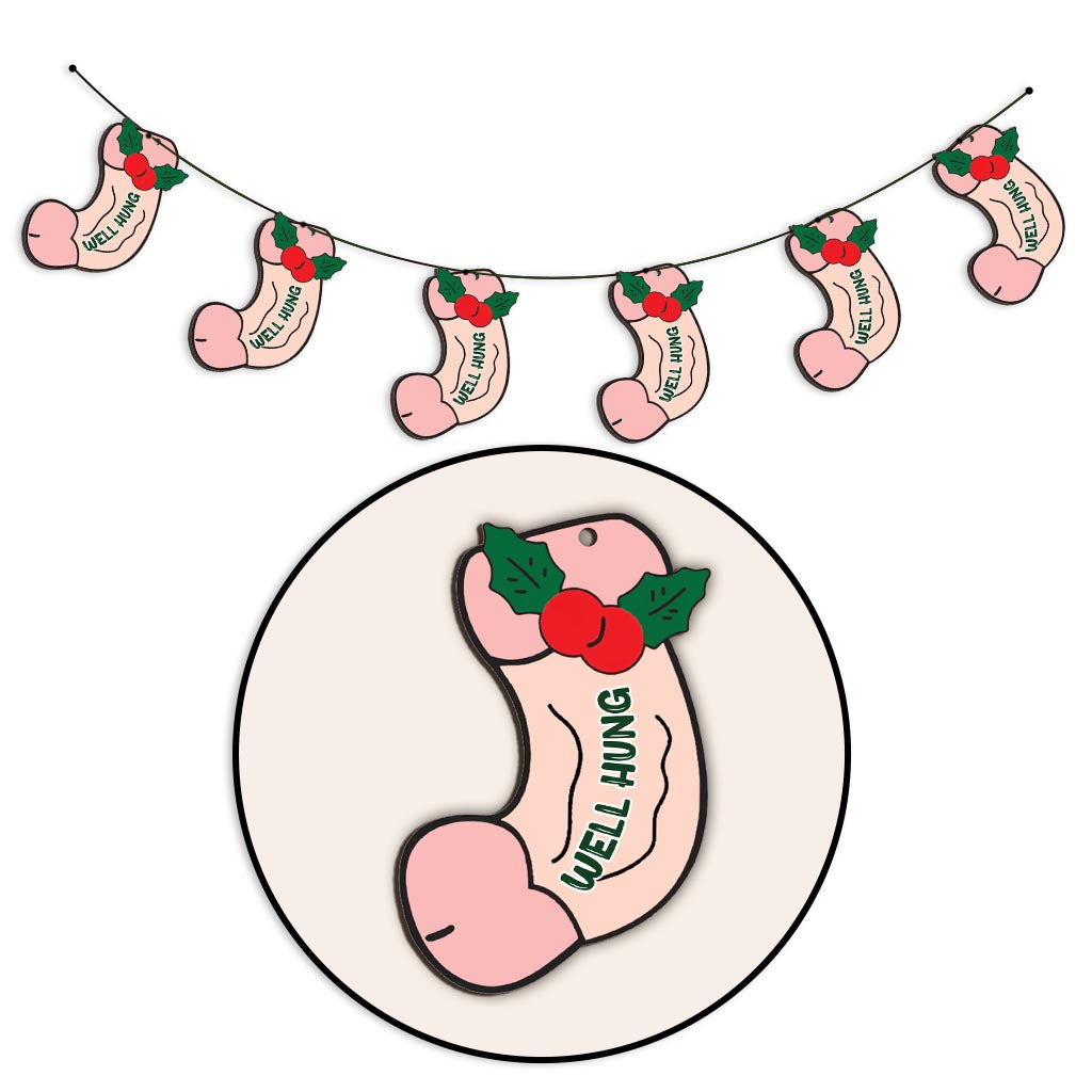 Well Hung - Personalized Couple Garland