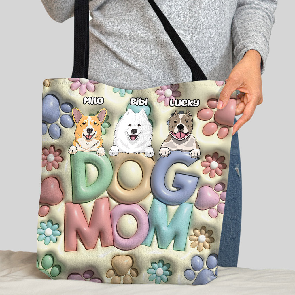 Dog Mom - Personalized Dog Tote Bag