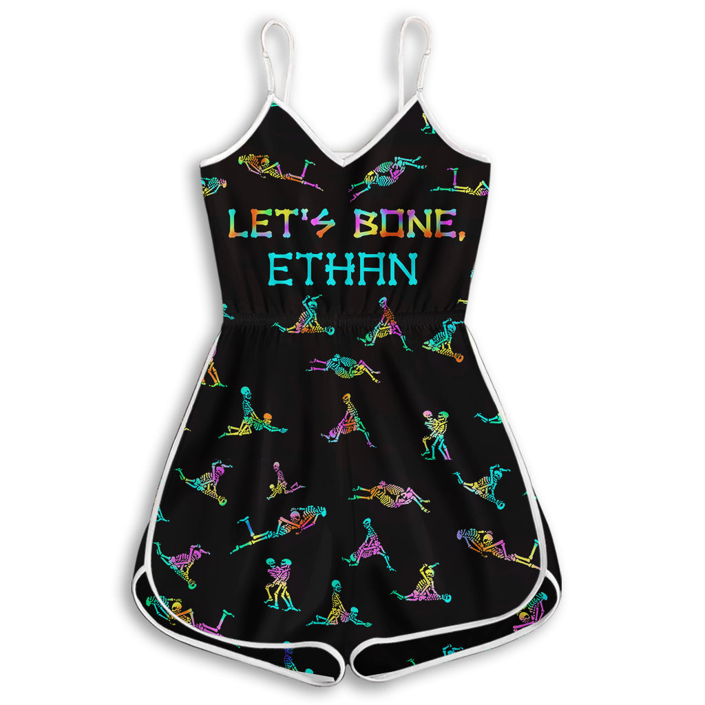 Let's Bone - Personalized Skull Romper